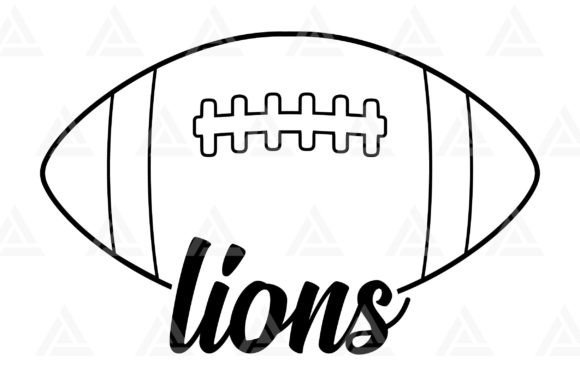 Download Lions Football Svg Cut File - Football svg cut file Collection