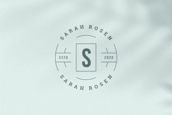 Download Minimalist Monogram Round Logo - Minimalist monogram Collection