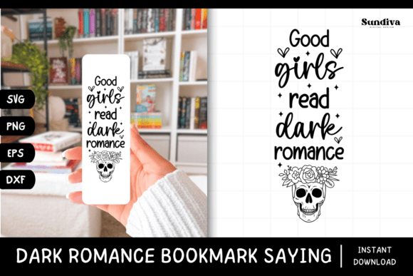 Download Dark Romance Bookmark Saying SVG 29 - Premium Resources