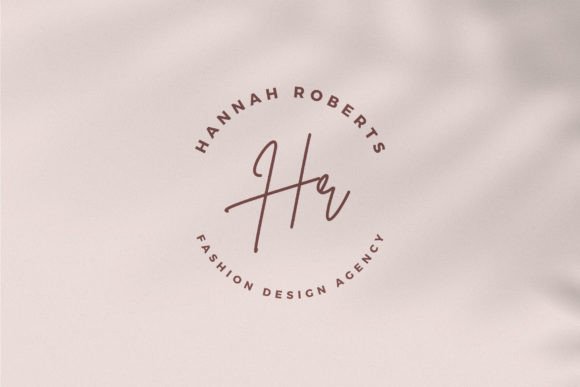 Download Minimalist Monogram Round Logotype - Minimalist monogram Collection