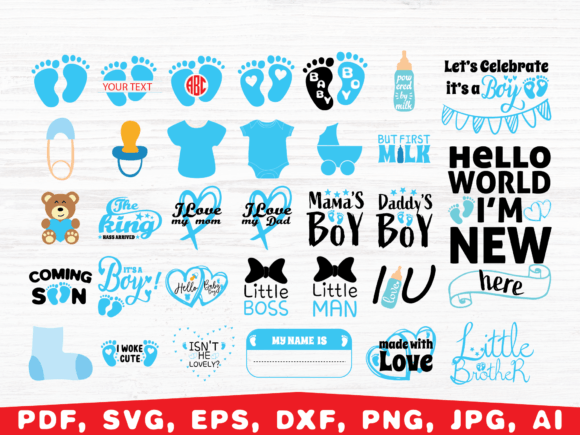 Download Baby Boy Svg Bundle, Baby Saying Svg - Premium Resources